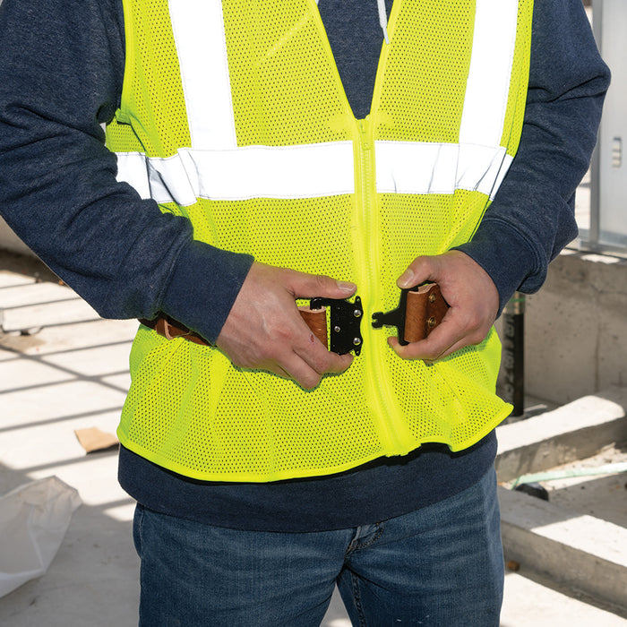 KLEIN TOOLS Quick Release Leather Belt