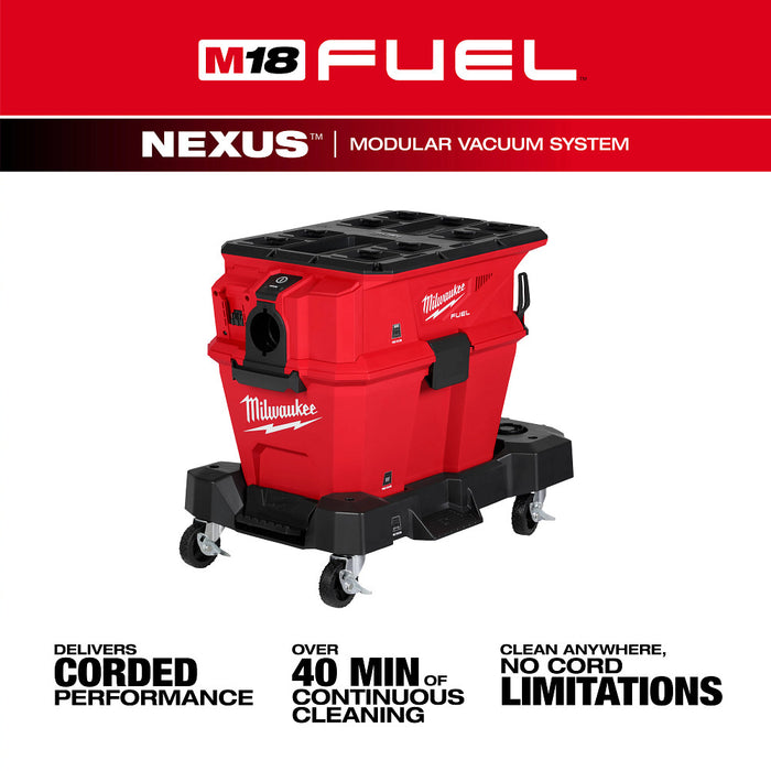 Milwaukee M18 FUEL NEXUS 6 Gallon Wet/Dry Vacuum with PACKOUT Compatibility (Bare Tool) 0915-20