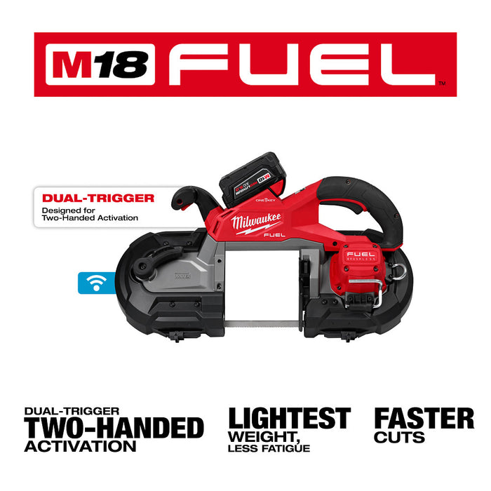MILWAUKEE M18 FUEL Dual Trigger Deep Cut Band Saw Kit