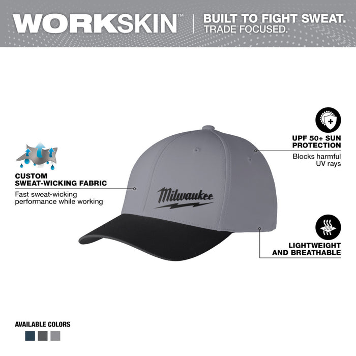 MILWAUKEE WORKSKIN™ Performance Fitted Hat Q4