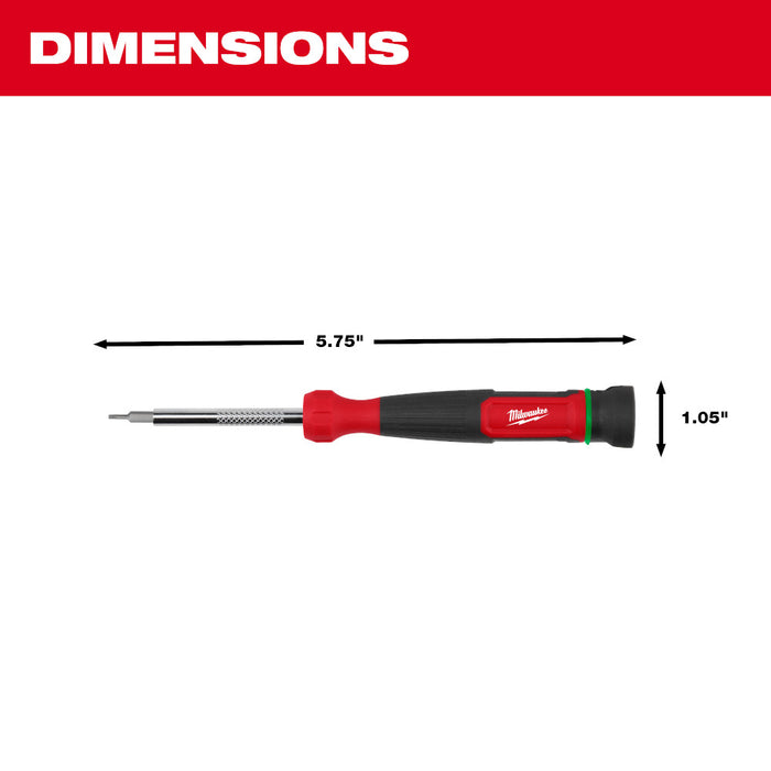 MILWAUKEE 4-IN-1 TORX® Security Precision Multi-Bit Screwdriver