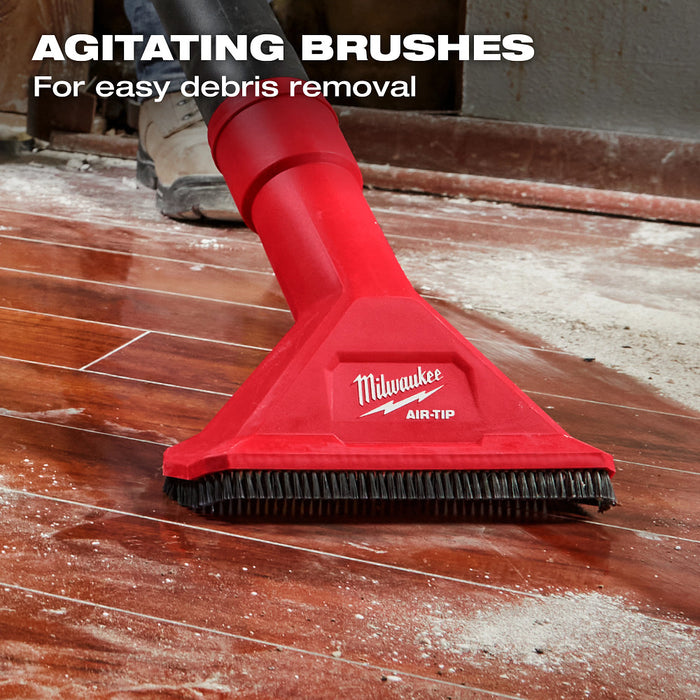 Boquilla utilitaria oscilante MILWAUKEE AIR-TIP™ de 2-1/2" con cepillos