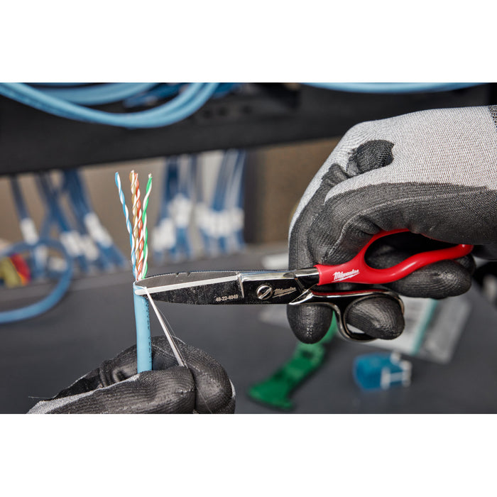 MILWAUKEE Electrician Scissors w/ Extended Handle