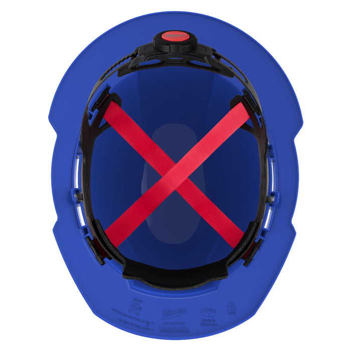 MILWAUKEE BOLT™ Full Brim Hard Hat w/ 4PT Ratcheting Suspension (USA) - Type 1