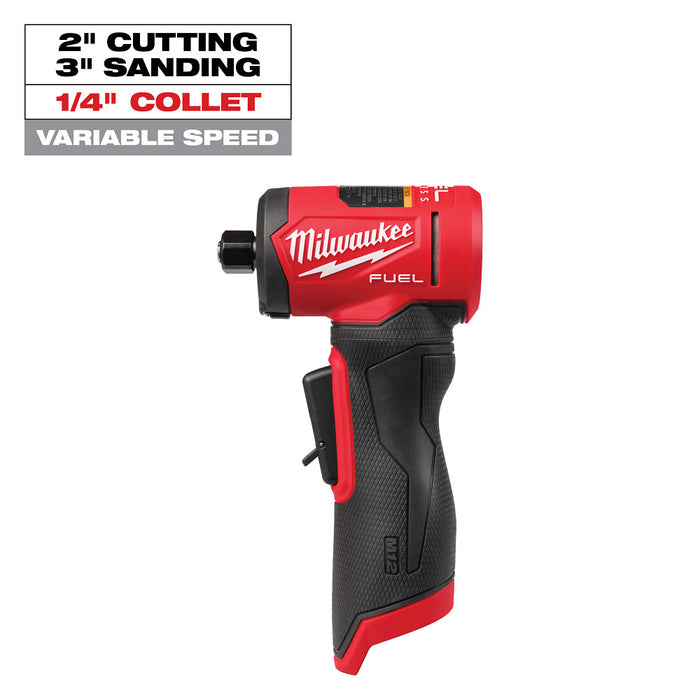 Milwaukee M12 FUEL 1/4 Inch Right Angle Die Grinder (Bare Tool)