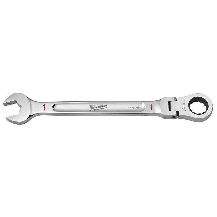 MILWAUKEE Flex Head Ratcheting Combination Wrench - SAE