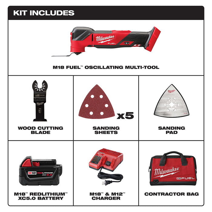 MILWAUKEE M18 FUEL Oscillating Multi-Tool Kit