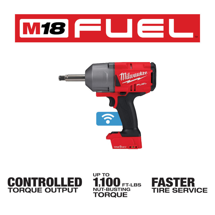 MILWAUKEE M18 FUEL™ 1/2” Ext. Llave de impacto dinamométrica controlada por yunque con ONE-KEY™ (solo herramienta)