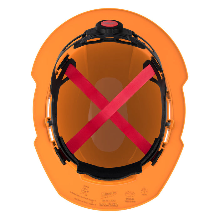 MILWAUKEE BOLT™ Full Brim Hard Hat w/ 4PT Ratcheting Suspension (USA) - Type 1