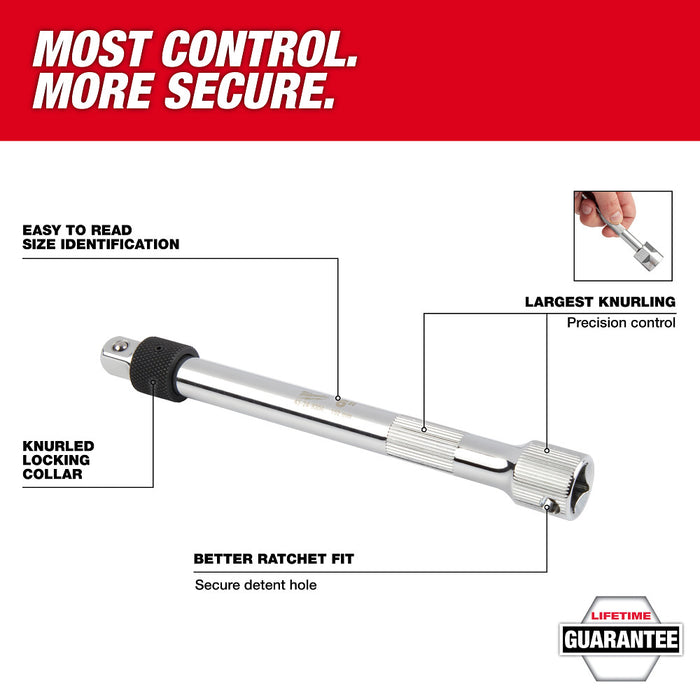 Milwaukee Tools 1/4in Dr 3in Locking Extension 43-24-9300