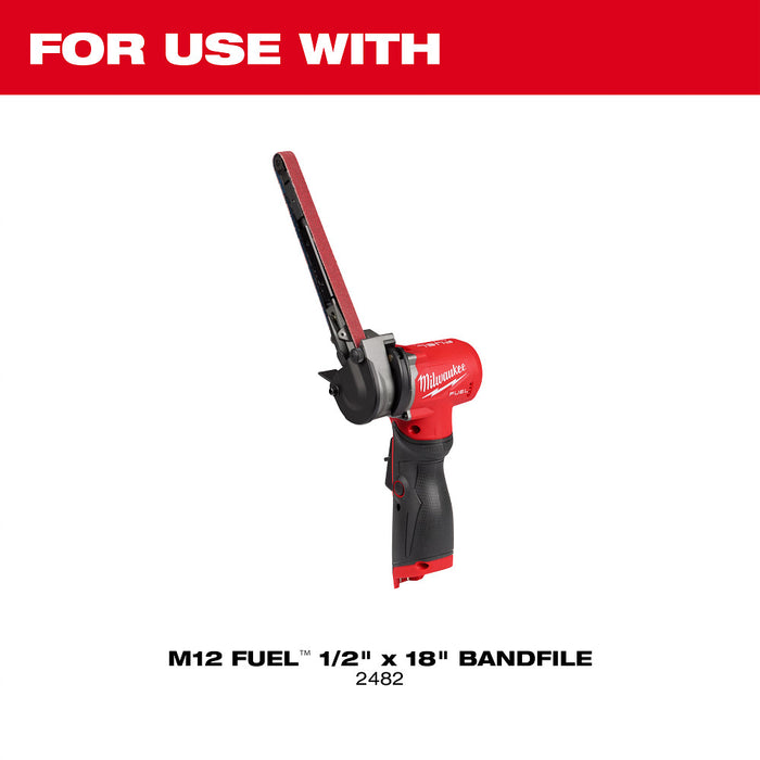 MILWAUKEE M12 FUEL™ 1/2" Bandfile Contact Wheel Replacement