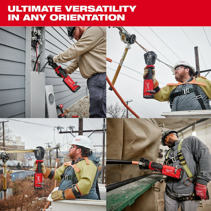 MILWAUKEE M18™ FORCE LOGIC™ 11T Dieless Latched Linear Utility Crimper Kit