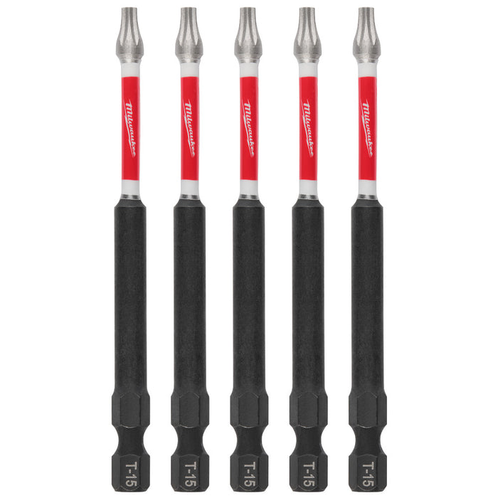 Milwaukee Tools 35" T15 Impact Driver Bit 5 Pack 48-32-4577