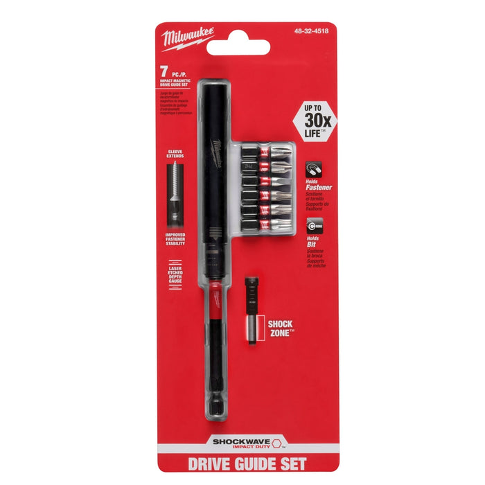 Milwaukee Tools SHOCKWAVE 7PC IMPACT DRIVE GUIDE 48-32-4518