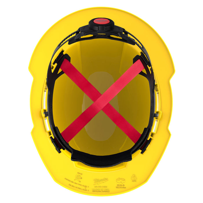 MILWAUKEE BOLT™ Full Brim Hard Hat w/ 4PT Ratcheting Suspension (USA) - Type 1