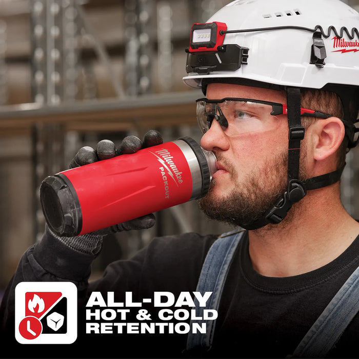 Milwaukee PACKOUT™ 18oz Insulated Bottle with Chug Lid