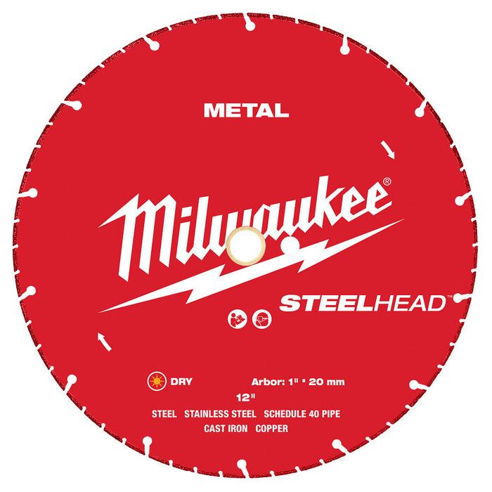 Milwaukee Tools 12” Metal Cutting Diamond Blade 49-93-7835