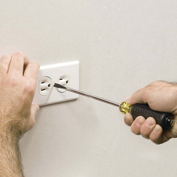 KLEIN TOOLS 4 PC. Slotted & Phillips Screwdriver Set