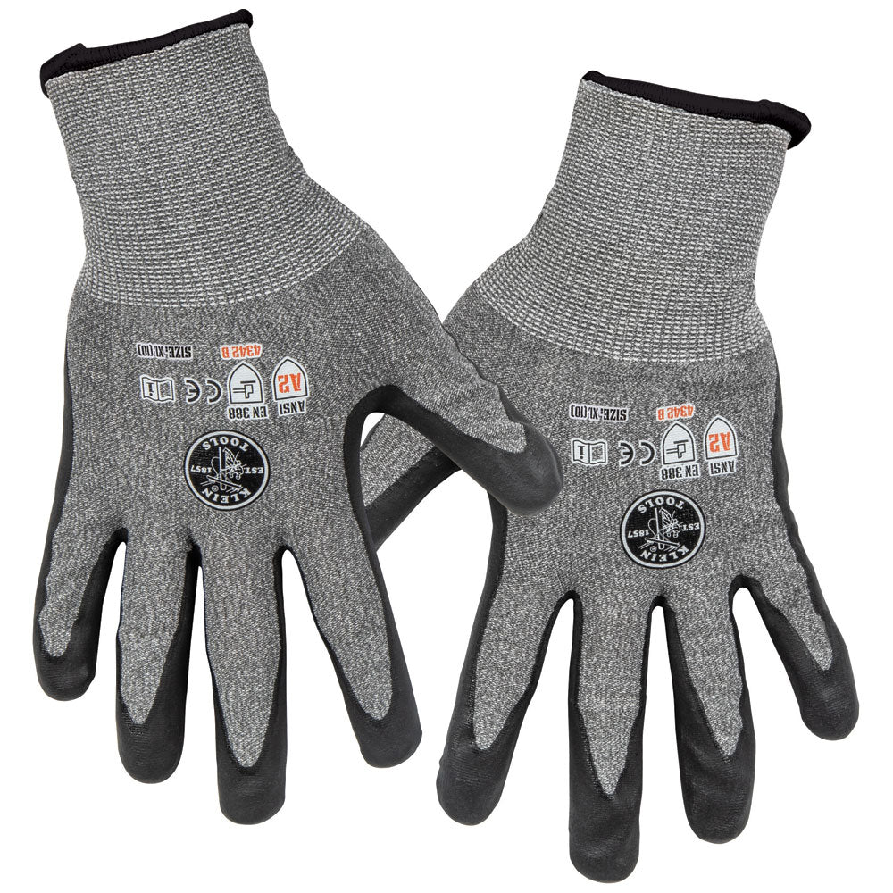 KLEIN TOOLS Touchscreen Cut Level 2 Work Gloves (2 PAIR)