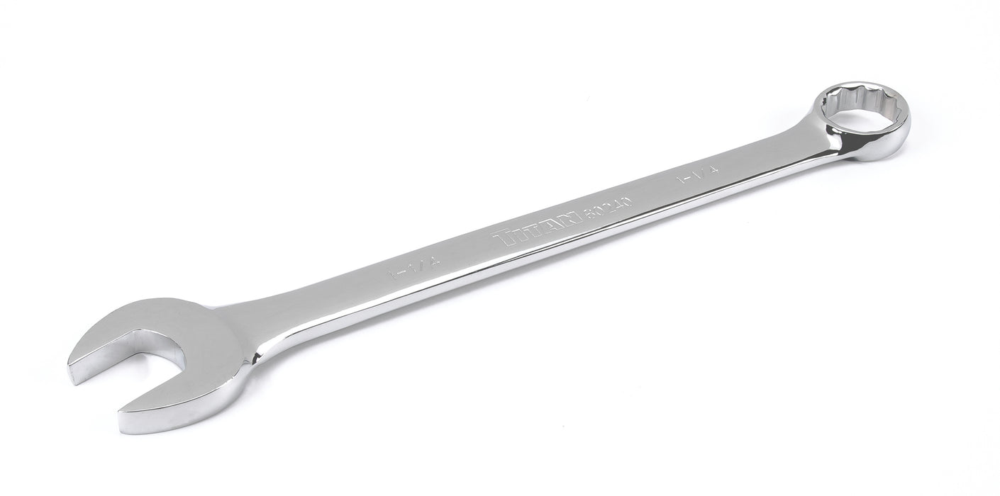 Titan 1-1/4" Mirror Polish 12 pt. Combination Wrench