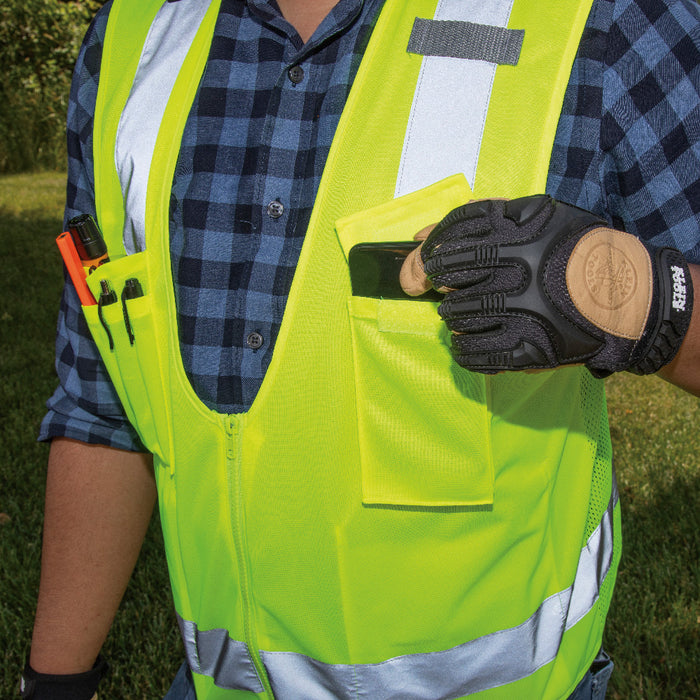 KLEIN TOOLS High-Visibility Reflective Safety Vest