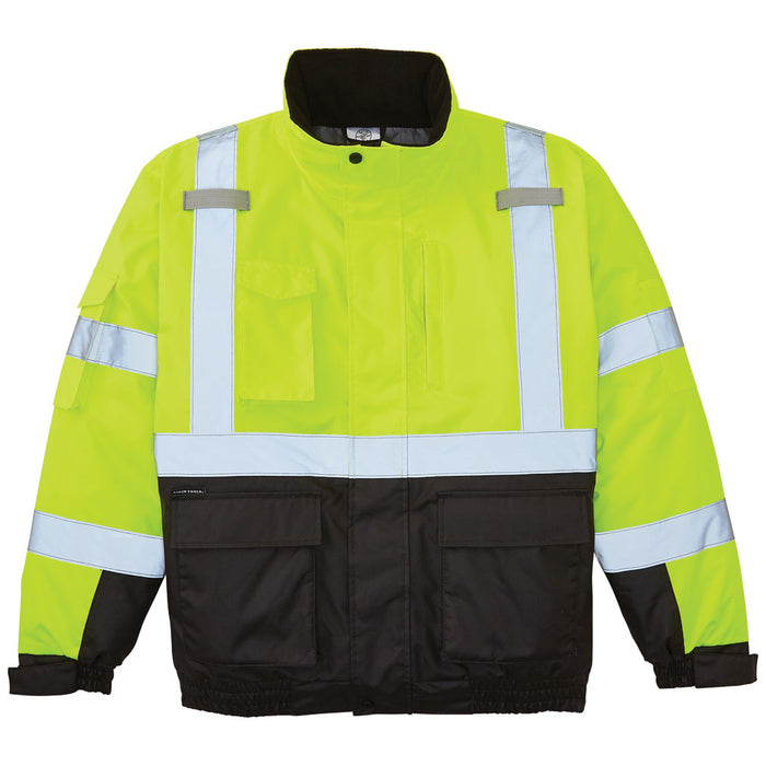 Klein Tools High-Visibility Winter Bomber Jacket, 3XL