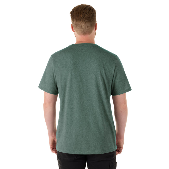Milwaukee Hybrid Work Tee SS Dark Green XL 603E-XL