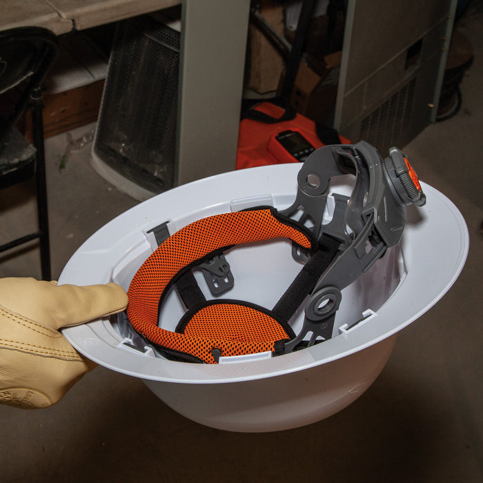 KLEIN TOOLS Full Brim Hard Hat w/ Headlamp