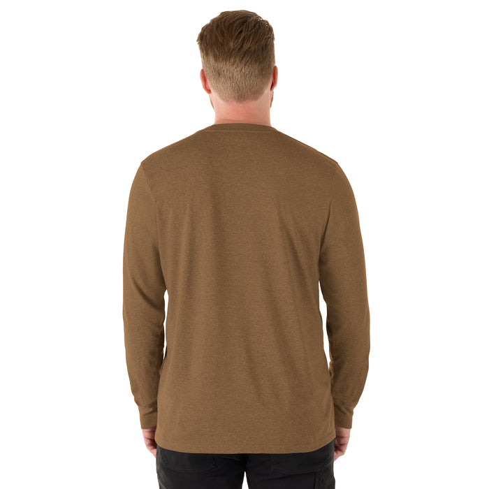 Milwaukee Hybrid Work Tee - LS Brown 2X 604N-3X