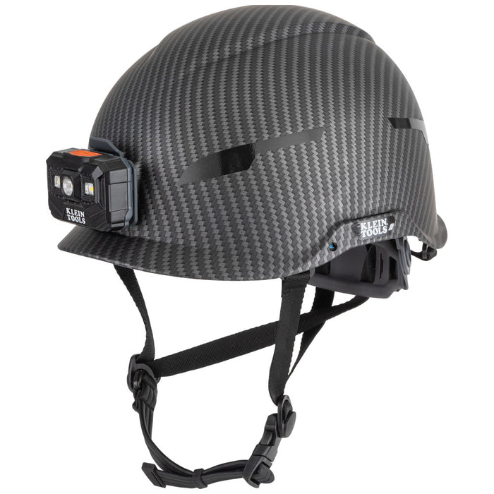 KLEIN TOOLS Premium KARBN™ Pattern Safety Helmet w/ Headlamp