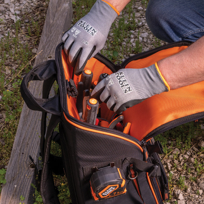 KLEIN TOOLS Touchscreen Cut Level A2 Knit Dipped Gloves (2 PAIR)