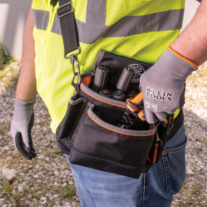 KLEIN TOOLS Touchscreen Cut Level A2 Knit Dipped Gloves (2 PAIR)