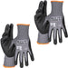 KLEIN TOOLS Touchscreen Cut Level A4 Knit Dipped Gloves (2 PAIR)