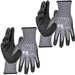 KLEIN TOOLS Touchscreen Cut Level A4 Knit Dipped Gloves (2 PAIR)