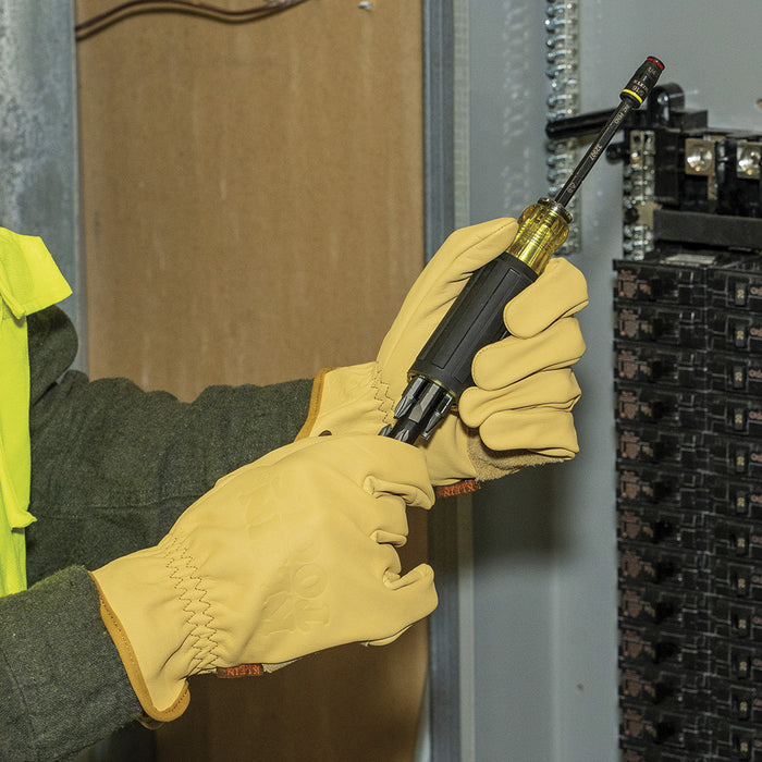 KLEIN TOOLS Cowhide Leather Gloves