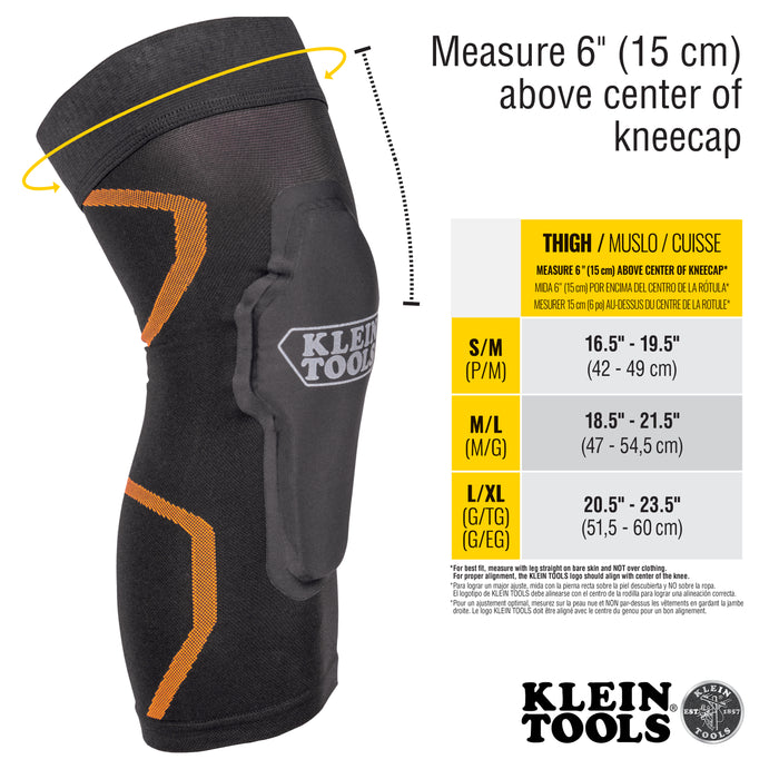Klein Tools Knee Pad Compression Sleeve S/M