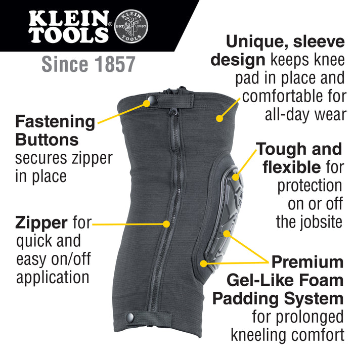 Klein Tools Tough-Flex Knee Pad Sleeve S/M