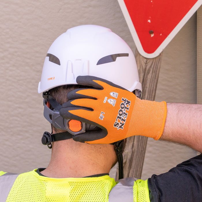 KLEIN TOOLS Touchscreen Cut Level A1 Knit Dipped Gloves (2 PAIR)