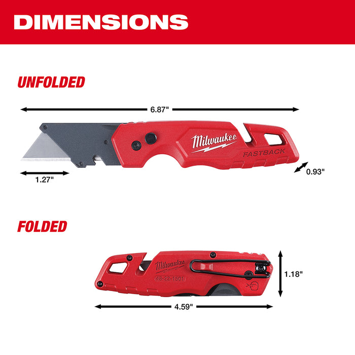 MILWAUKEE FASTBACK™ Folding Utility Knife