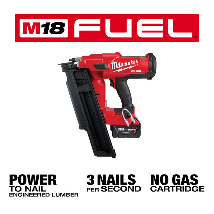 MILWAUKEE M18 FUEL™ 21 Degree Framing Nailer Kit
