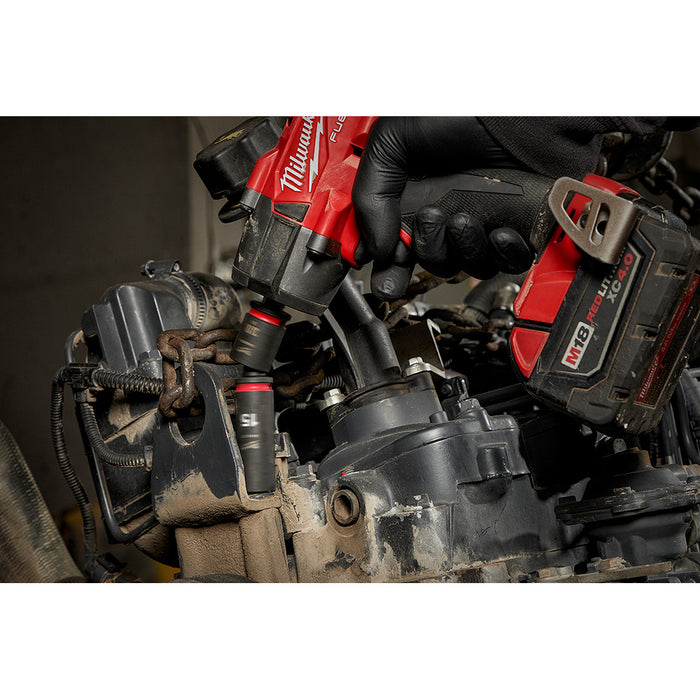 MILWAUKEE SHOCKWAVE Impact Duty Dado de 6 puntos con accionamiento de 3/8" y 15 mm de profundidad