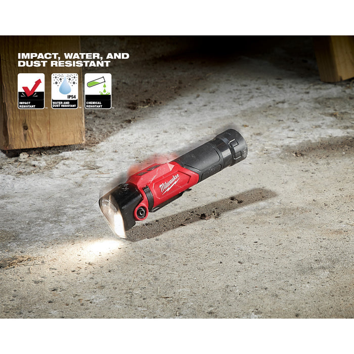 milwaukee flashlight 2113 21 Milwaukee 2113-21 USB Rechargeable Pivoting Flashlight