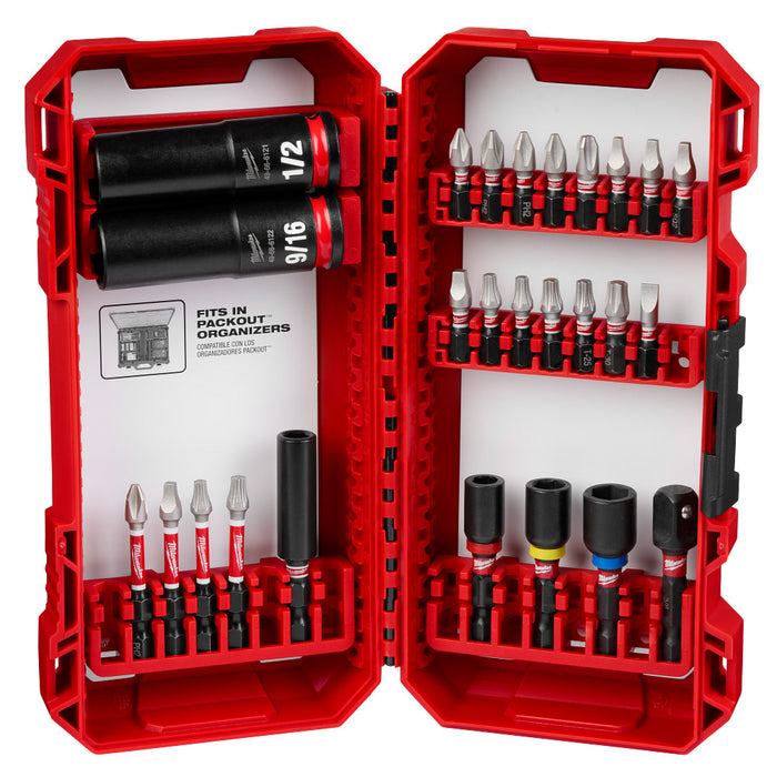 MILWAUKEE 26 PC. SHOCKWAVE IMPACT DUTY™ Drive & Fasten Set