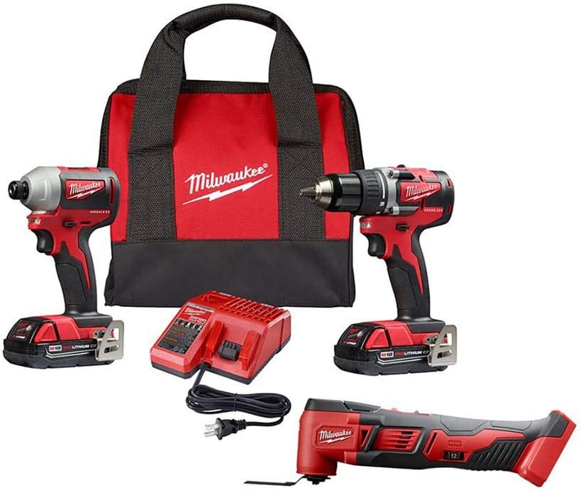 Milwaukee Tools M18 BL 2PC Combo Kit w Mlti-Tool 2892-22CTM