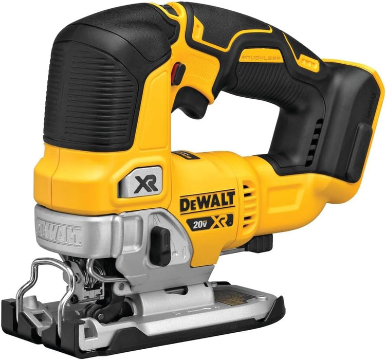 DEWALT 20V MAX* 3-Tool Combo Kit, Brushless Cordless Router Tool, Random Orbital Sander, Jig Saw, Battery and Charger Included (DCK307D1P1)