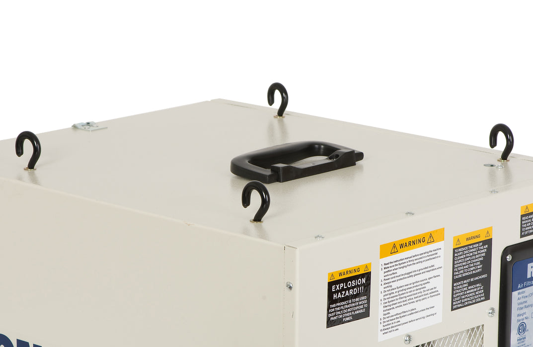 Rikon Air Filtration System 300,350,400 CFM w/Remote