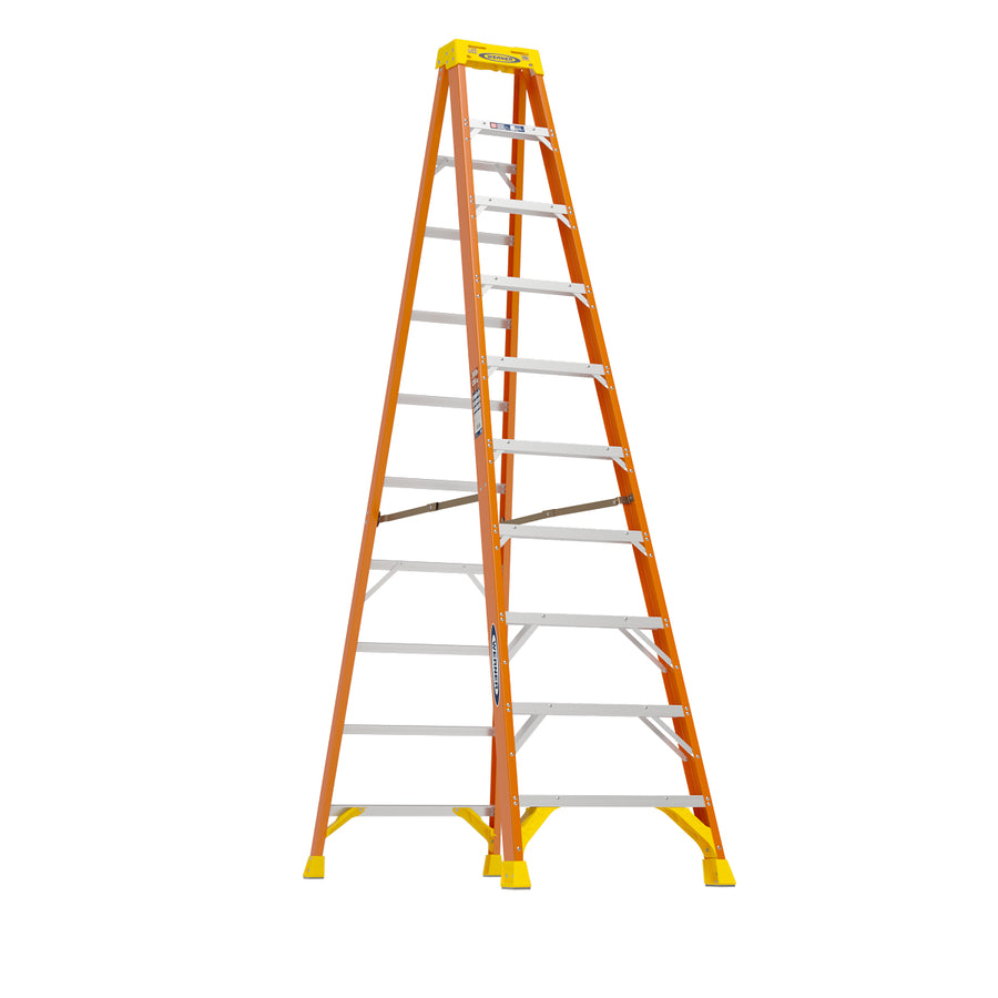 WERNER 10' Type IA Fiberglass Step Ladder