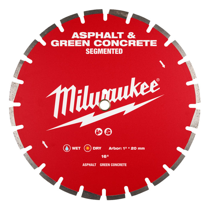MILWAUKEE Asphalt & Green Concrete Segmented Blades