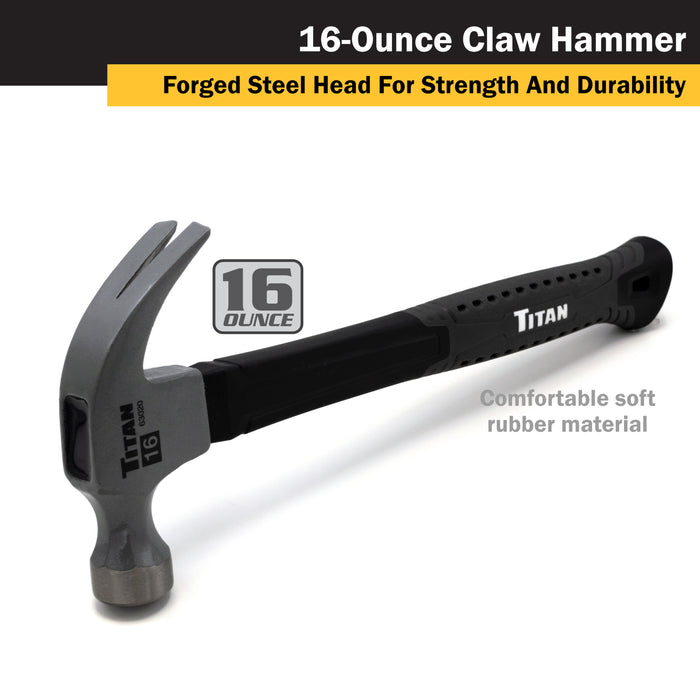 Titan 16 oz. Claw Hammer