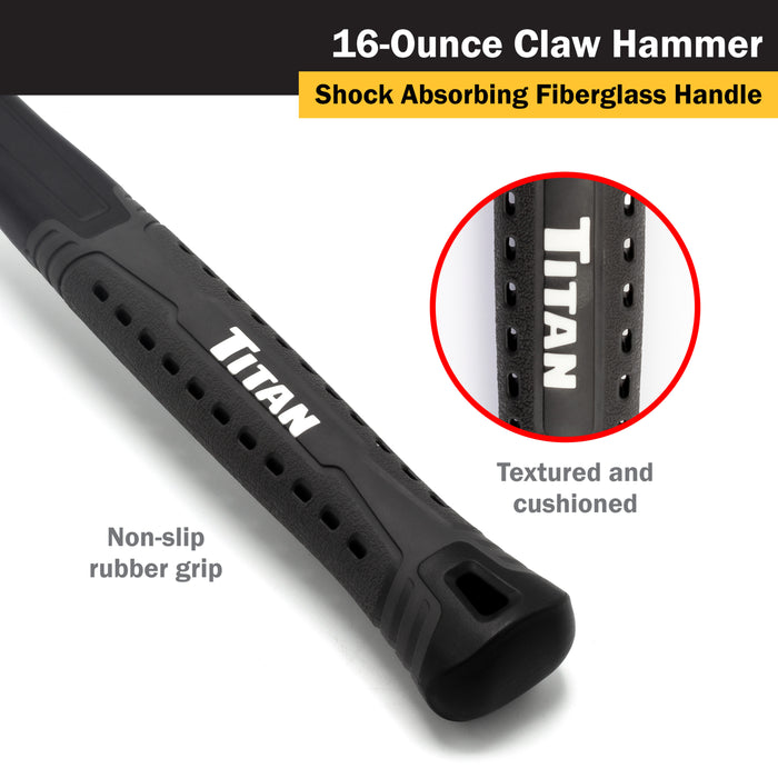 Titan 16 oz. Claw Hammer